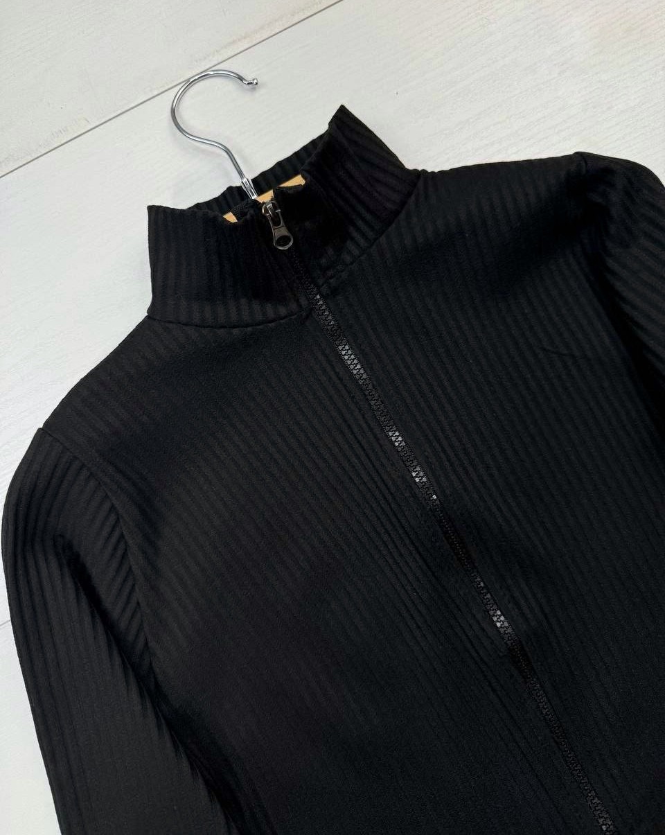 بلوز تمام زیپ فینگردار